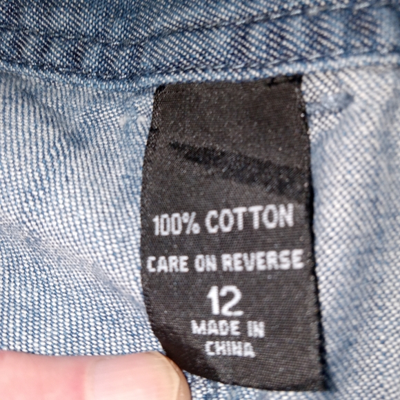 Womens New York & Co Blue Denim Shorts 12 - Picture 6 of 7